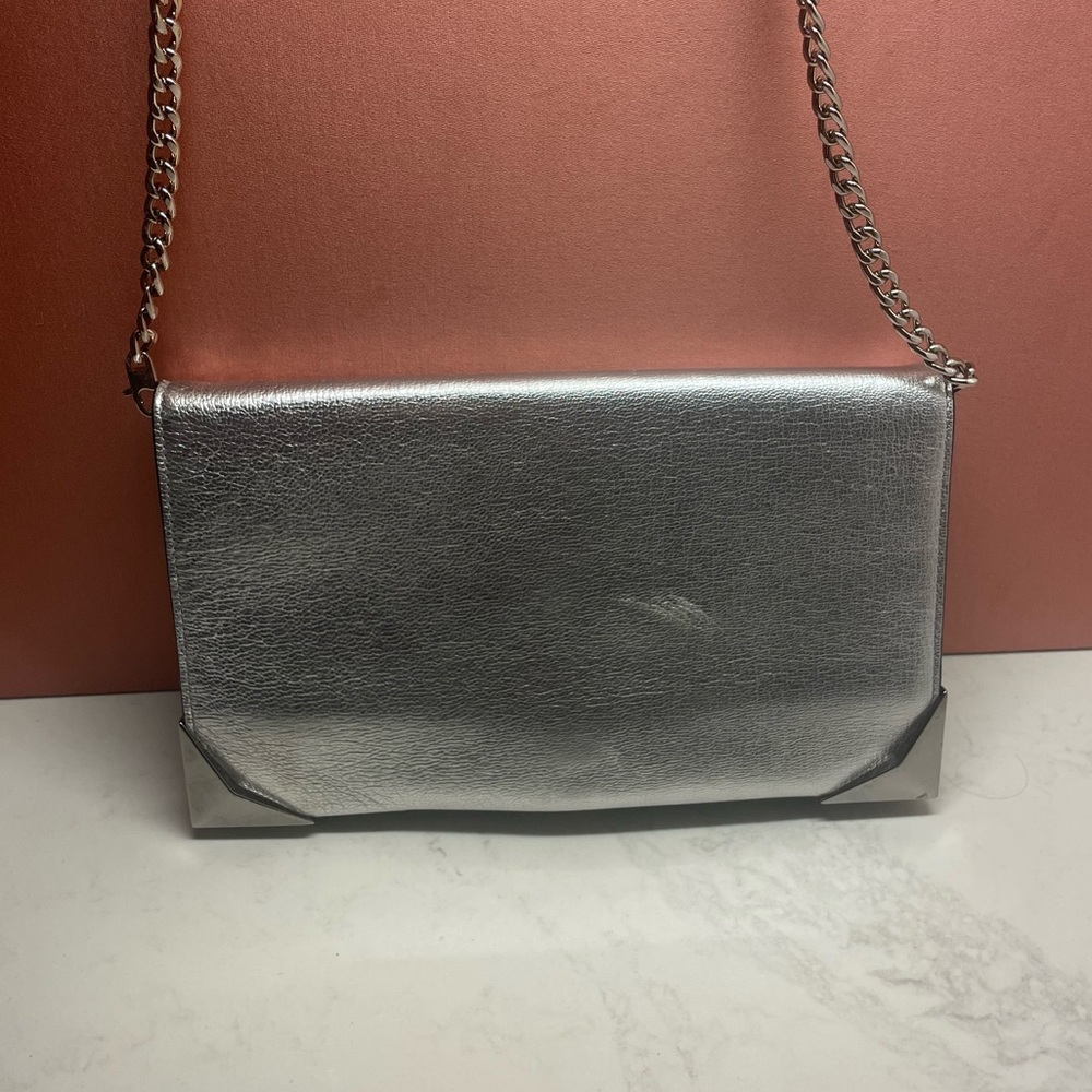 Elena Ghisellini Silver Clutch